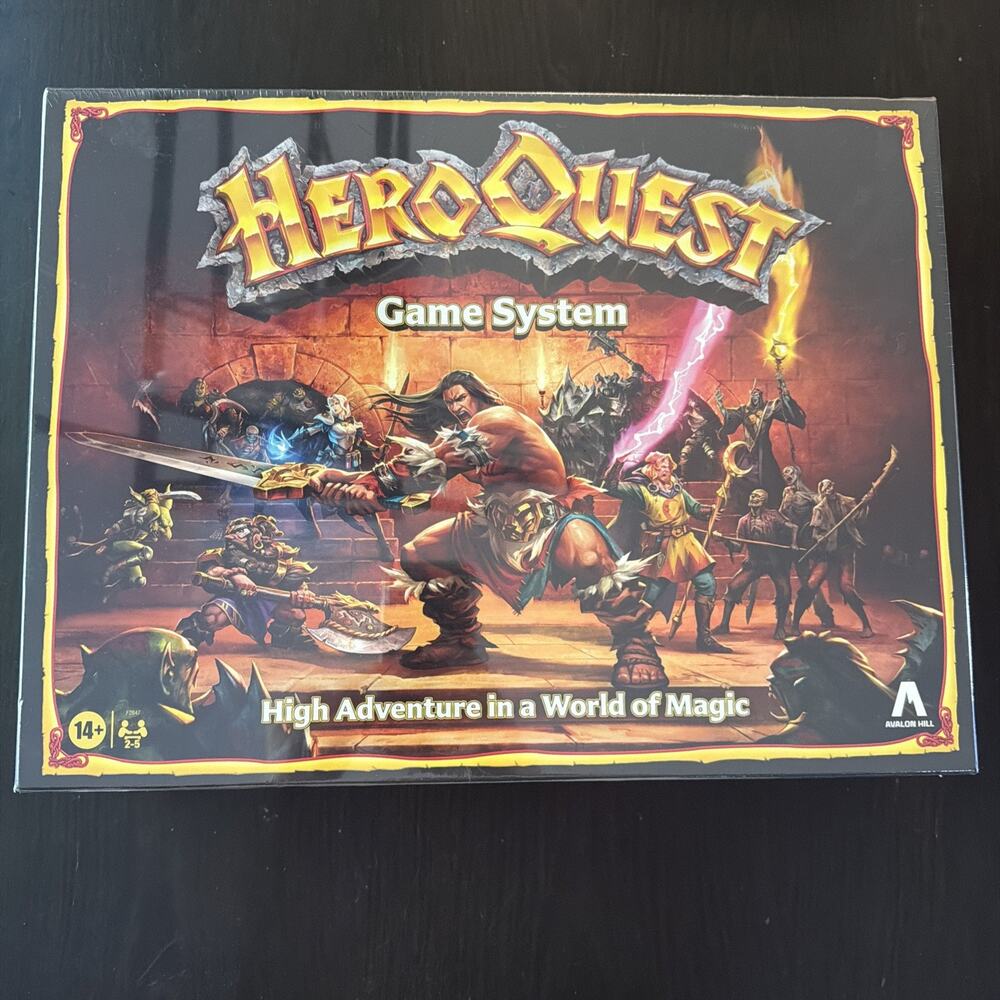 HeroQuest Game System Board Game Avalon Hill Hasbro Fantasy Adventure NEW Sealed